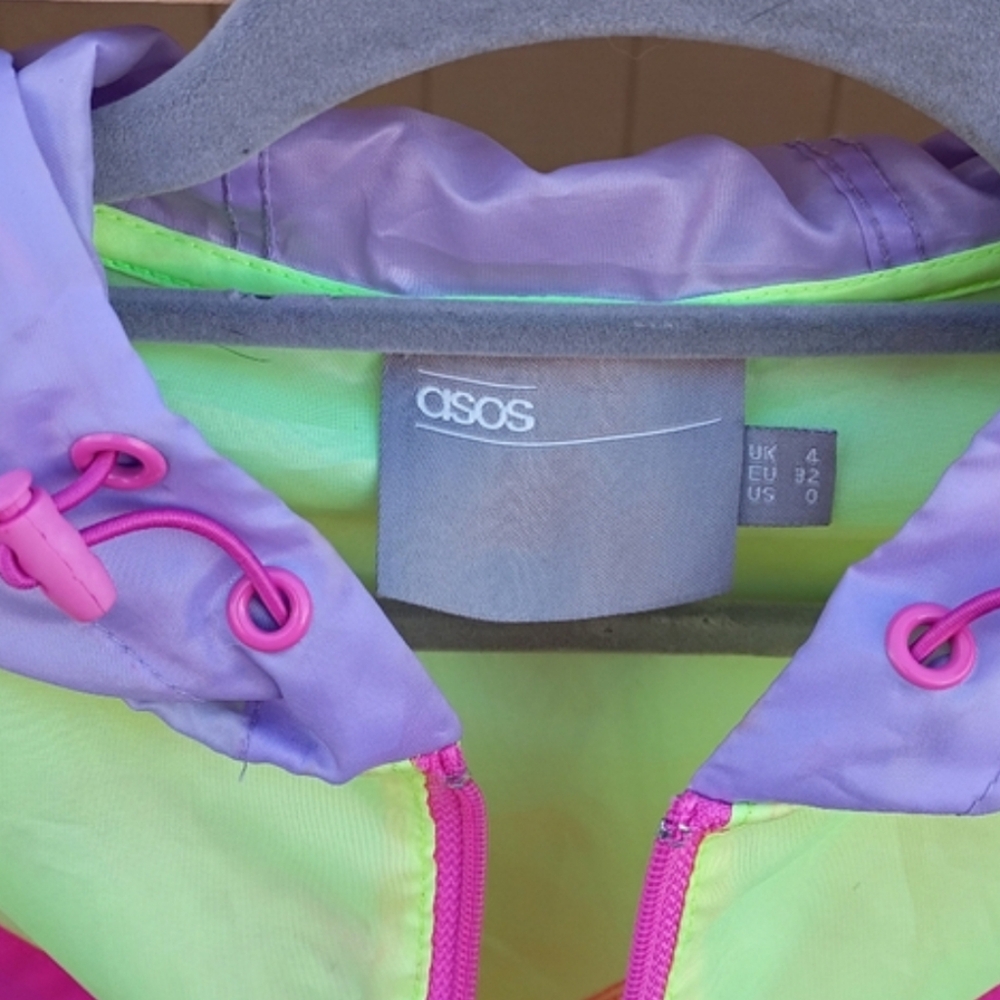 ASOS Colorblock Windbreaker 0 - Picture 8 of 8
